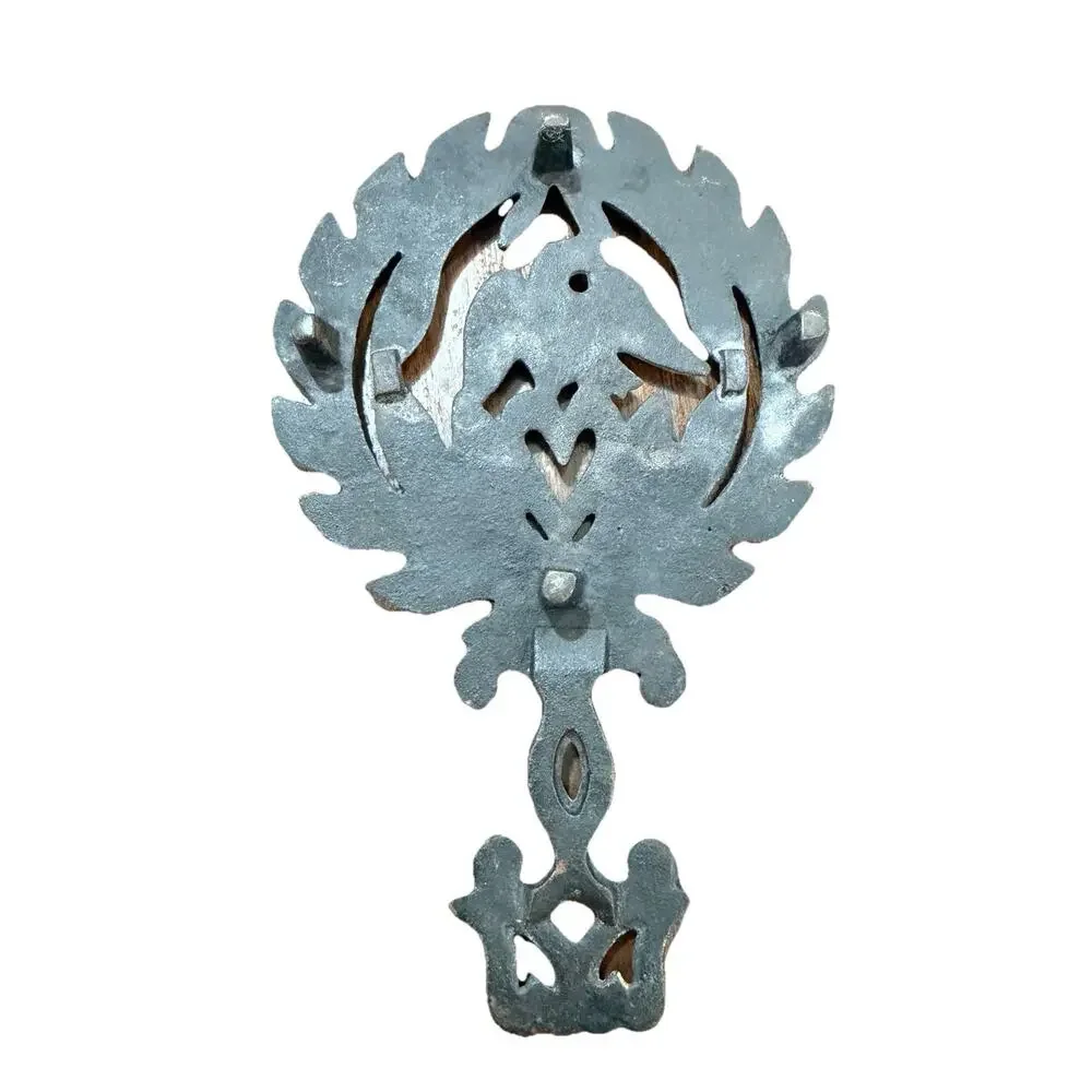 Vintage Trivet Cast Iron American Eagle Design